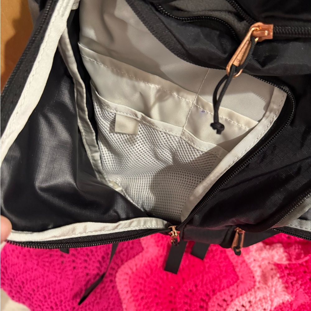 The North Face women’s Surge Luxe Black and rose gold Backpack - - Picture 7 of 12